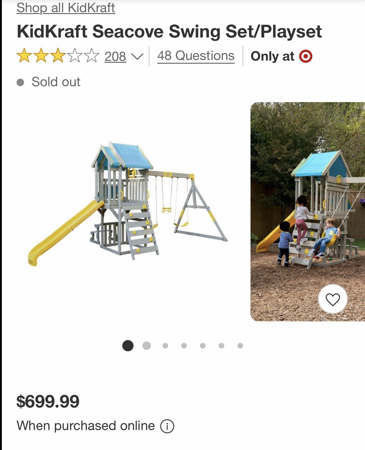 Kids Swing Set And Play Ground. Brand New 