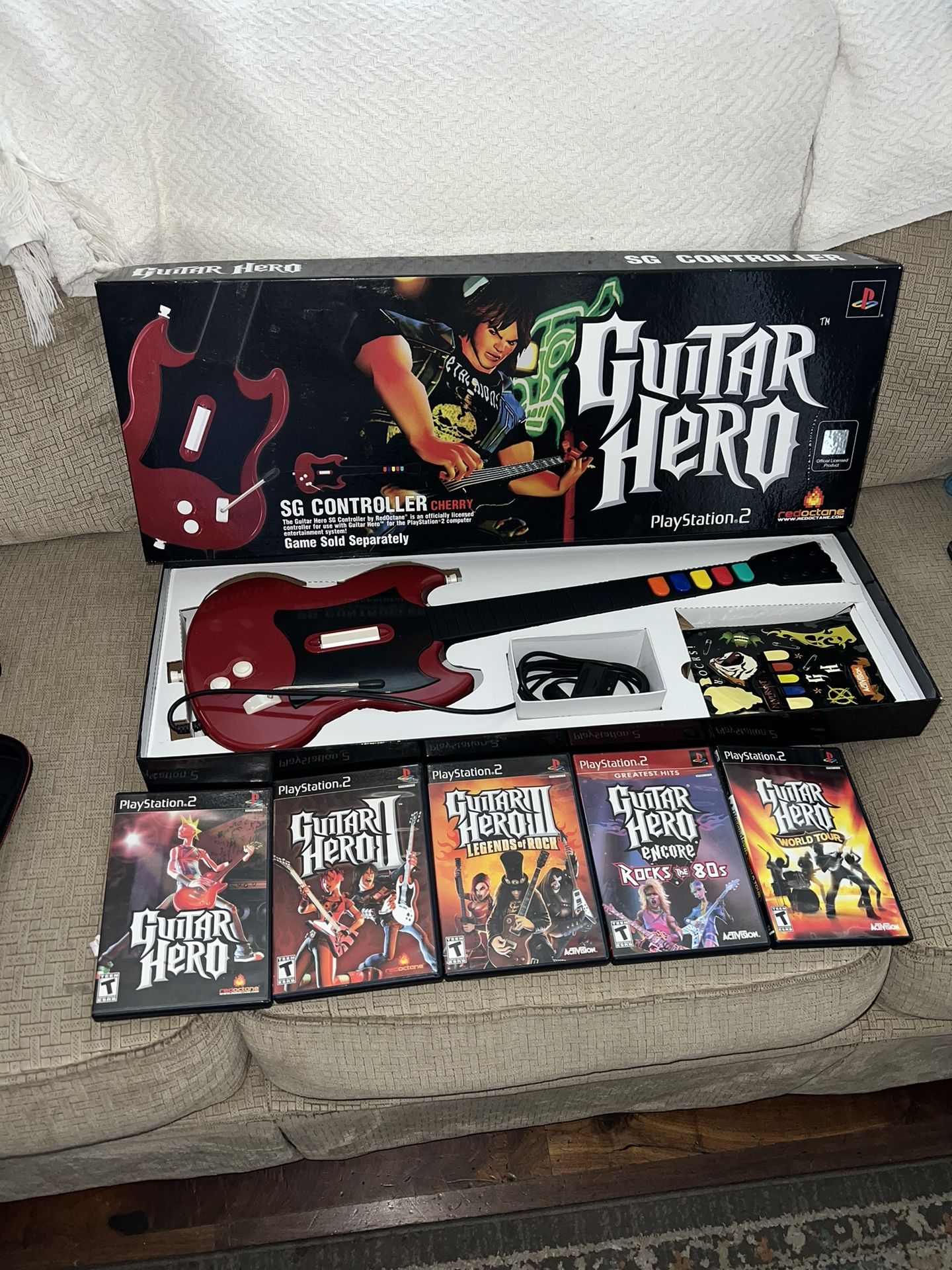 Guitar Hero Bundle For PS2
