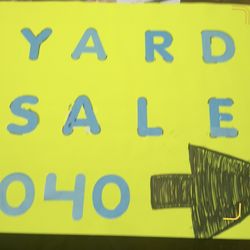 Yard Sale 9-5-26