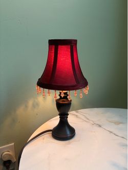 Vintage red lamp