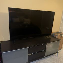 Black TV Console (tv Not Included) 