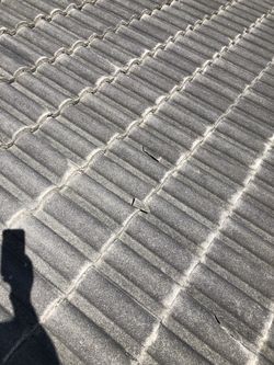 Pressure clean roofs patios sidewalks