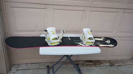 Snowboard with Bindings
