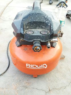 Ridgid 6gal air compressor