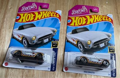 Hot Wheels Barbie The Movie 1956 Corvette (x2)