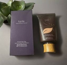 Tarte Amazonian Clay Full Coverage Foundation SPF15 light sand/fair sand NEW