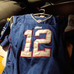 Reebok NFL New England Patriots Tom Brady 12 Jersey
