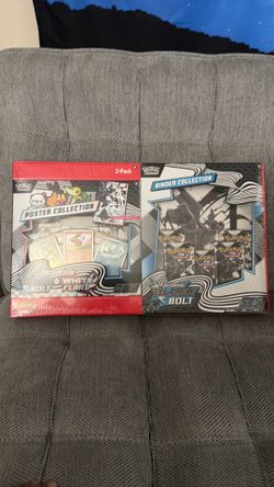 Black Bolt and White flare poster and binder