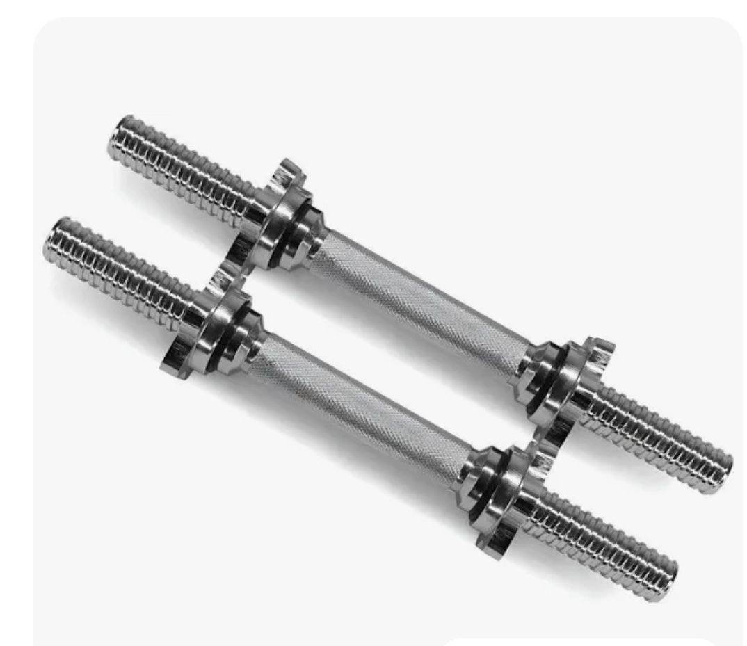 Dumbbell Bars Set Handles Gym Weight Lifting Collars Metal Dumbell