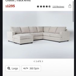 U Shaped Sectional Couch 