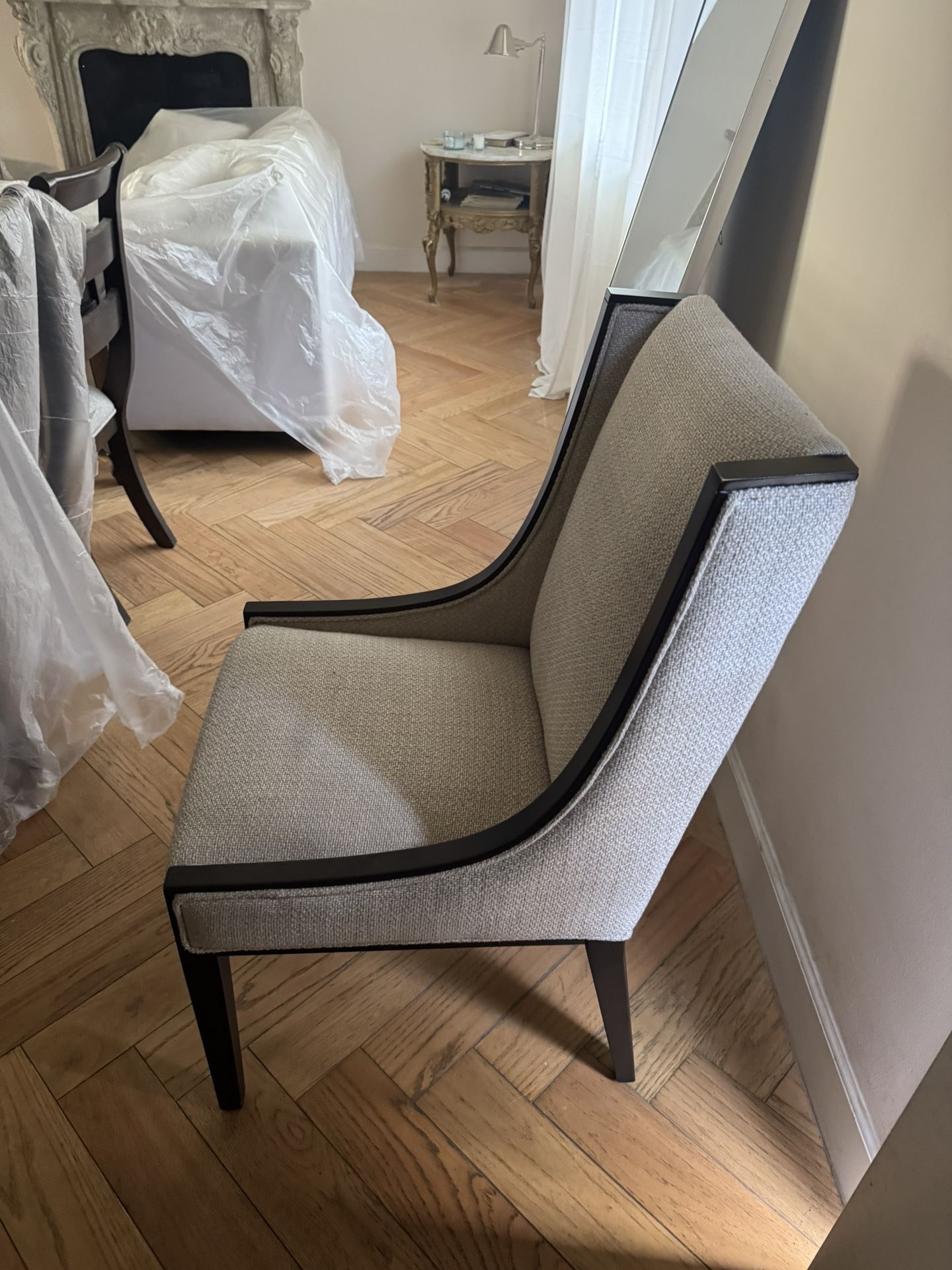 Kessler Wingback Dining Chair, Natural