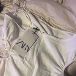 Zara White Dress