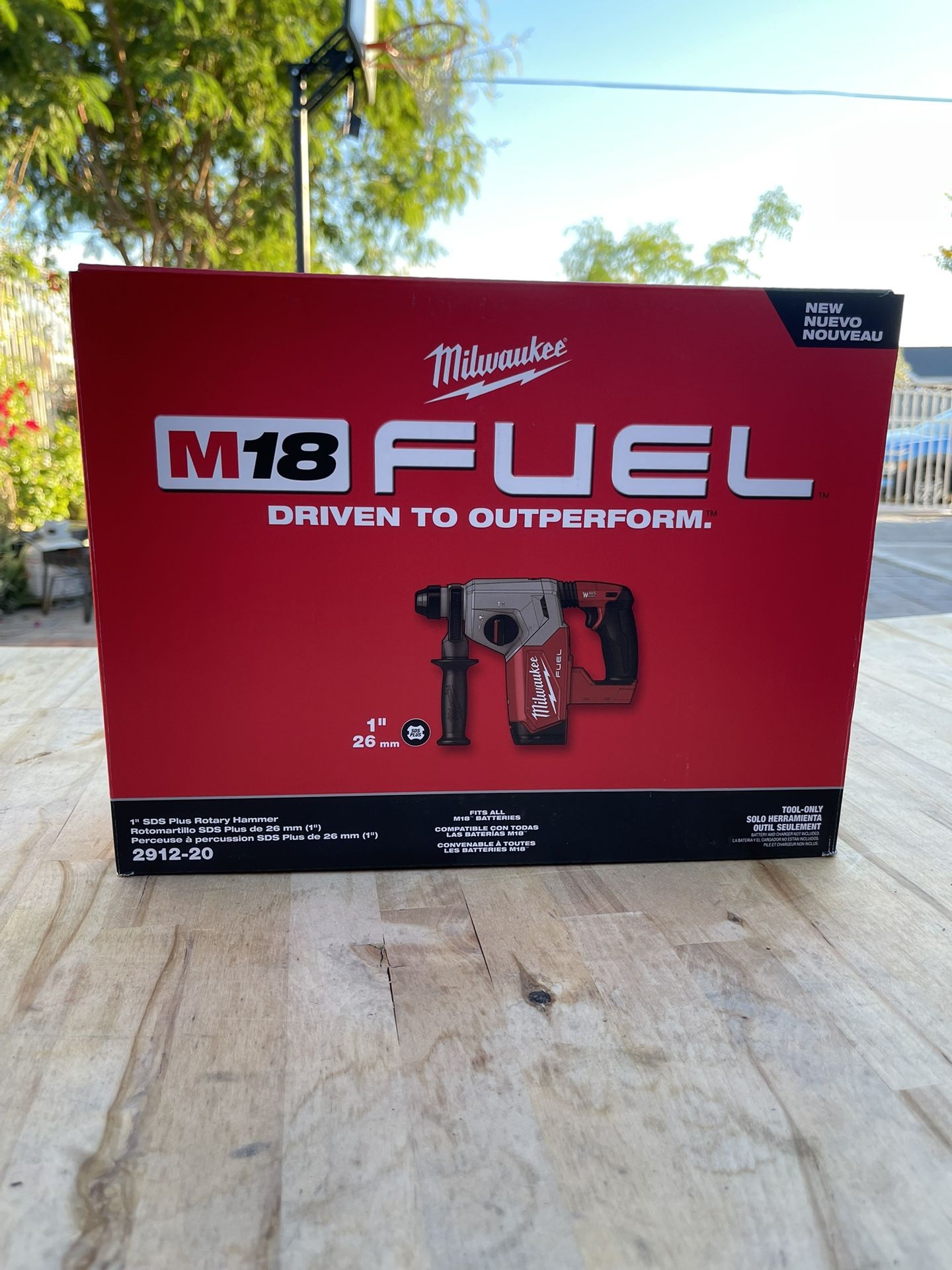 Milwaukee M18 FUEL 18V Lithium-Ion Brushless Cordless 1 in. SDS-Plus Rotary Hammer (Tool-Only