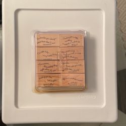 Stampin’ Up! Curvy Verses Set Of 8