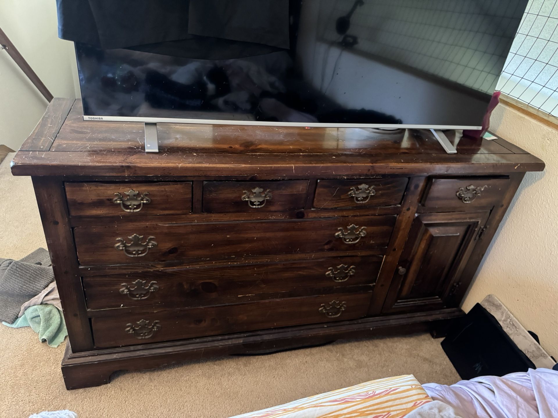 FREE Long Wood Dresser
