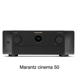 Marantz - Cinema 50 8K Ultra HD 9.4 Channel (110W X 9) AV Receiver 2022 Model - Built for Movies, Gaming, & Music Streaming  Cinema50