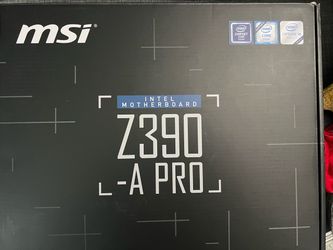 Intel Core i7-9700K 8-core desktop processor + MSI Z390-A PRO ATX Motherboard