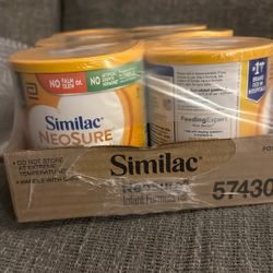11 Similac Neosure Baby Formula 