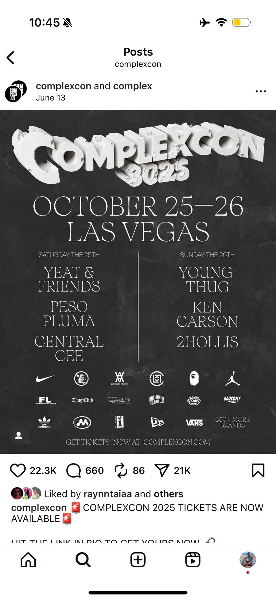 Selling Complexcon 2025 Las Vegas Tickets For Cheaper Than Face, 2 Day Or 1 Day