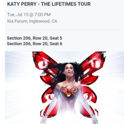 Katy Perry Concert Tix (2)