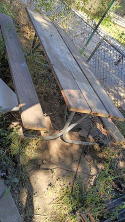 Outdoor Commercial Grade 8 foot Park Picnic Table