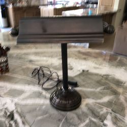New French bronze desk lamp. Retails for 319