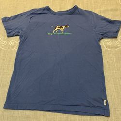 Crewcuts Boys Size 8-9 Blue Surfer Dog Graphic T-Shirt 