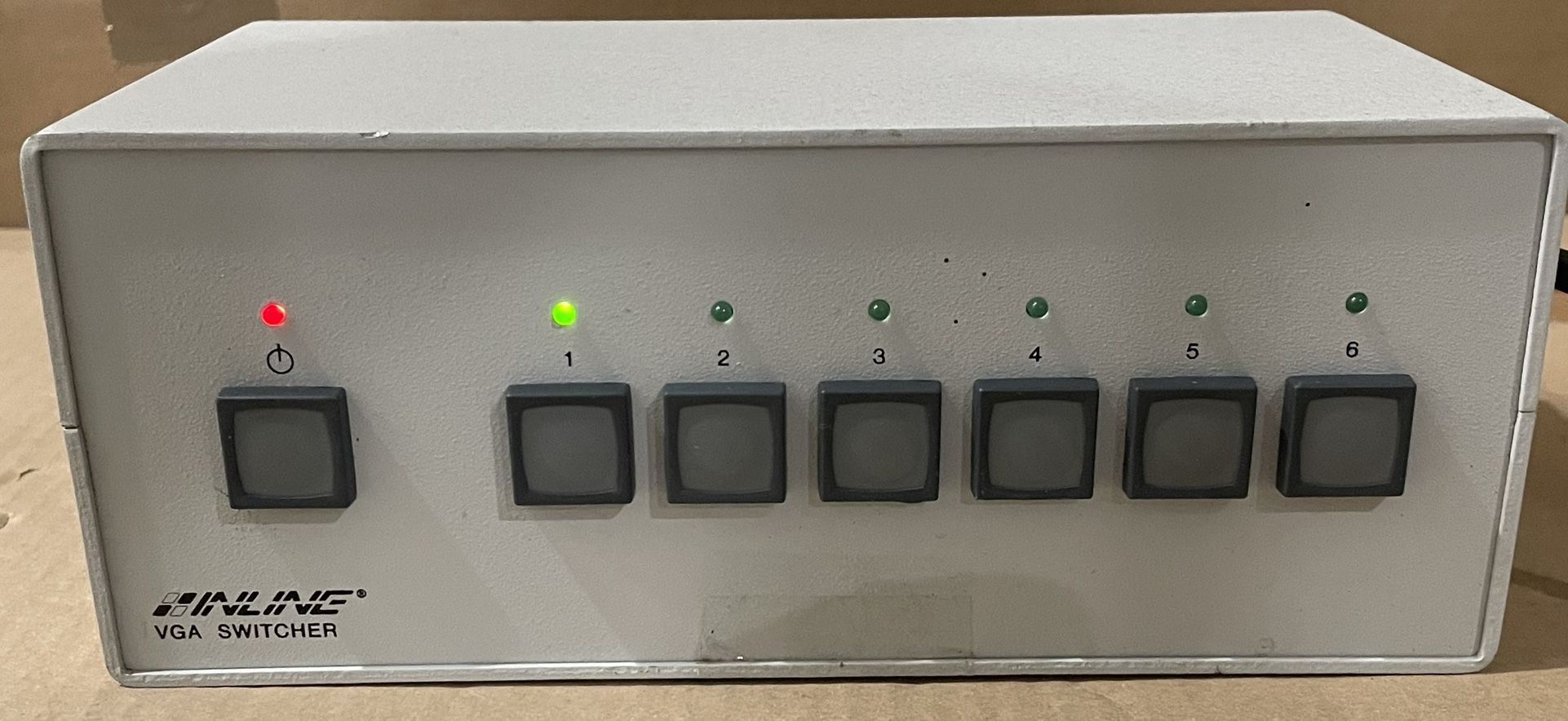 Inline IN3556 RGBHV Analog Switcher 6 Inputs And 1 Output. Tested Working Good