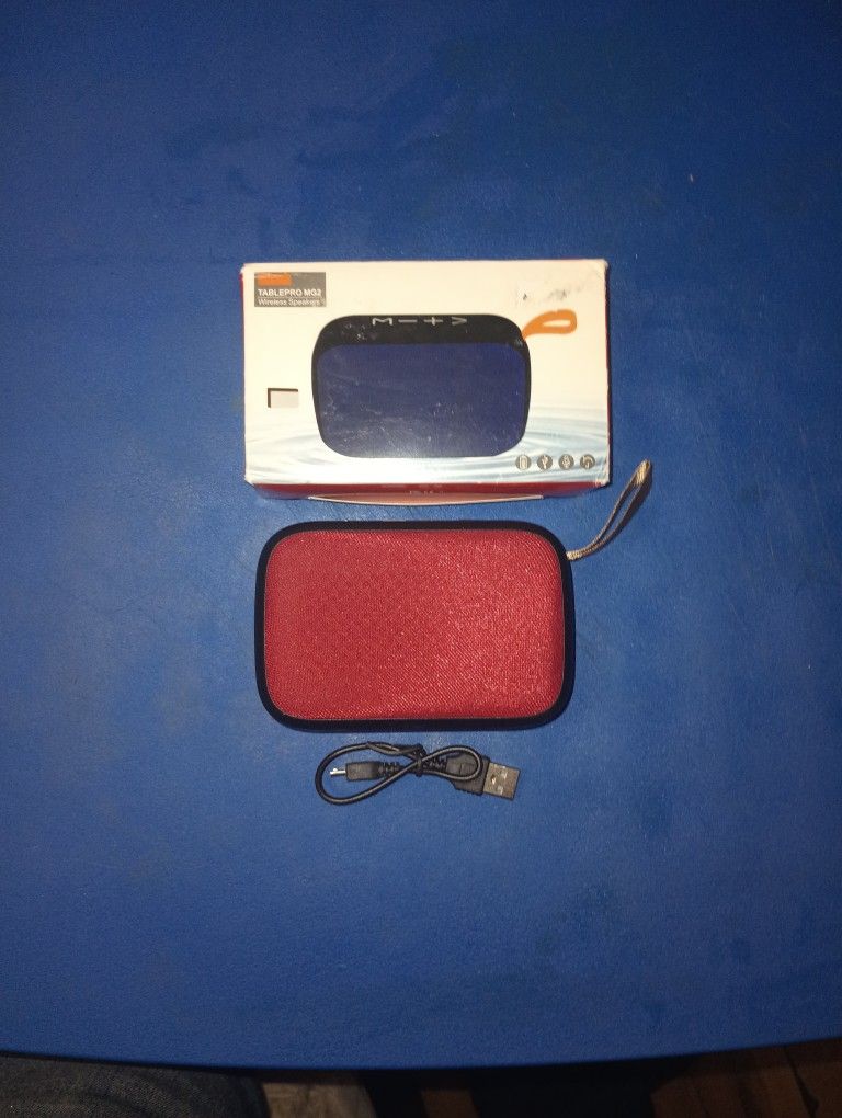 Two -Table Pro Mg2 Bluetooth Wireless Speaker's$10.00 Each.
