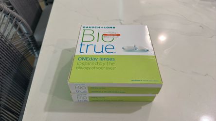 Bausch + Lomb - ONE day lenses 2 x 90 day boxes -2.25