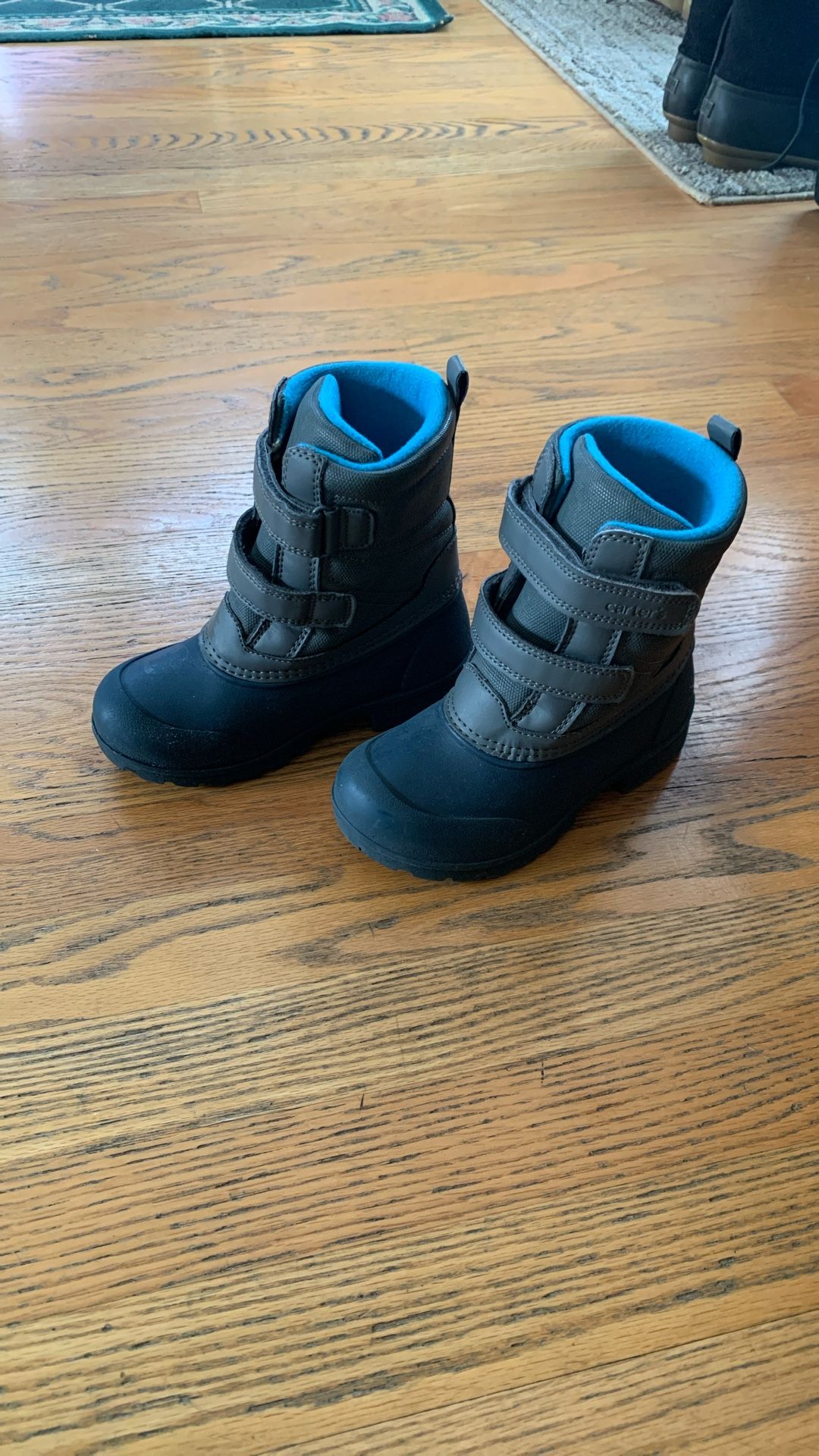 Boys Winter Snow Boots, Carters Size 12