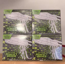 Pokémon Perfect Order Etbs x4