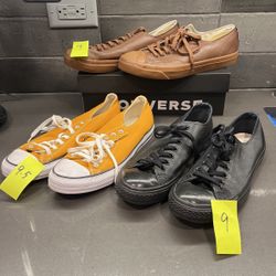 3 Brand New Pairs Of Converse Shoes