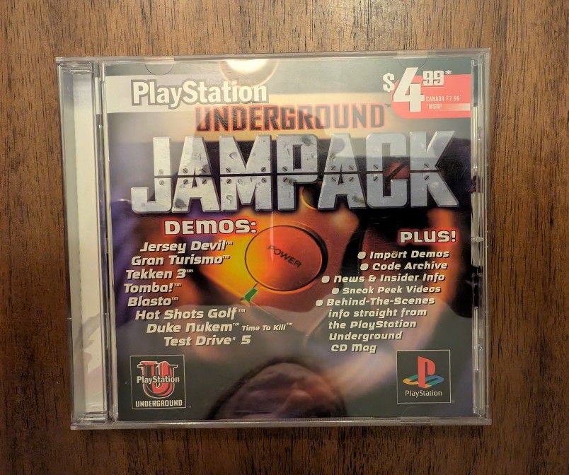 PlayStation Underground Jampack (Sony PlayStation 1, 1998)