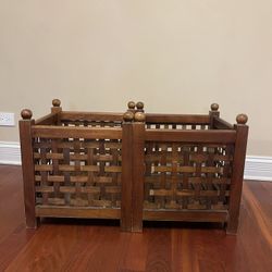 Wooden Decorative Flower / Planting Box  2/$100