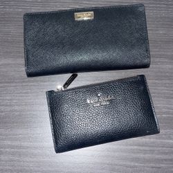 2 Black Kate Spade Wallets
