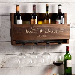 Custom Wine Bottle Shelves