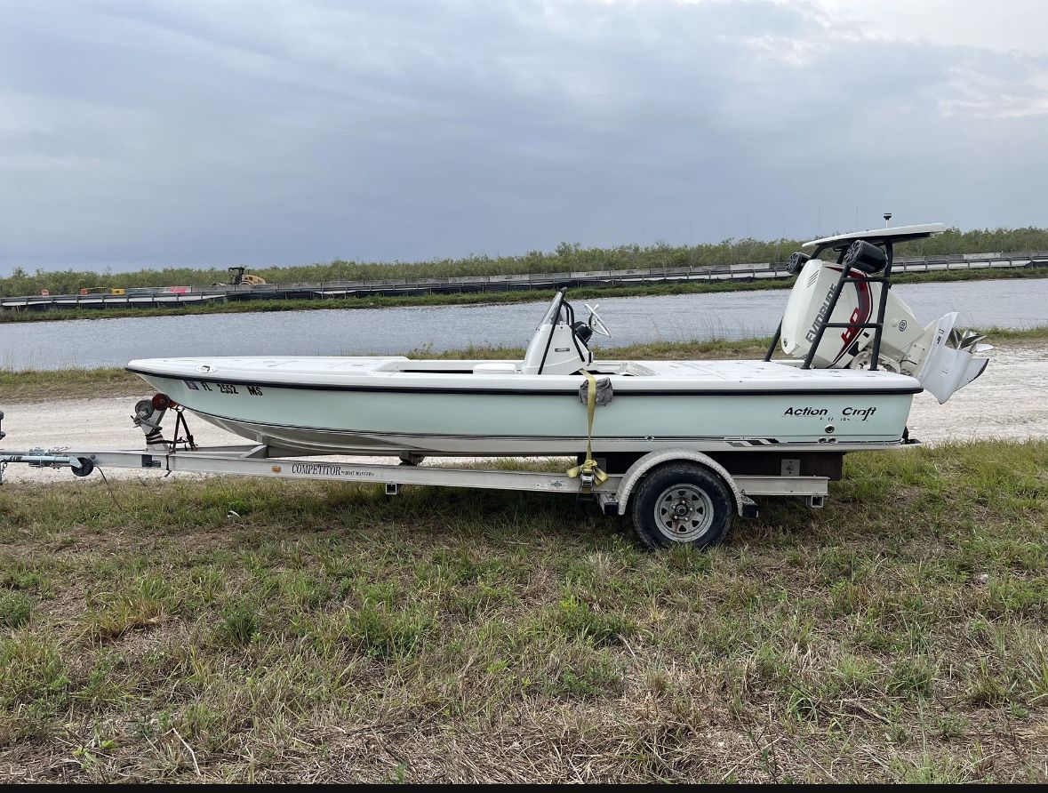 Action Craft Flats Boat 18 Foot Shallow Water