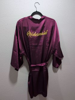 Silk robe