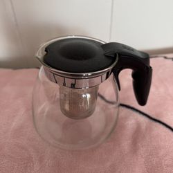 Glass Tea Pot with Stainless Steel Infuser