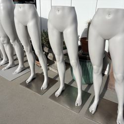 Mannequin Half Body Wardrobe Display Female / Male w/ Stand