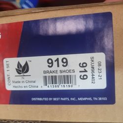 Brand New Brake Shoes