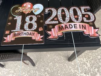 Birthday Yard Sign