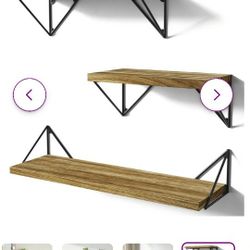 Blossom 3 Piece Floating Shelf with Adjustable Shelves
