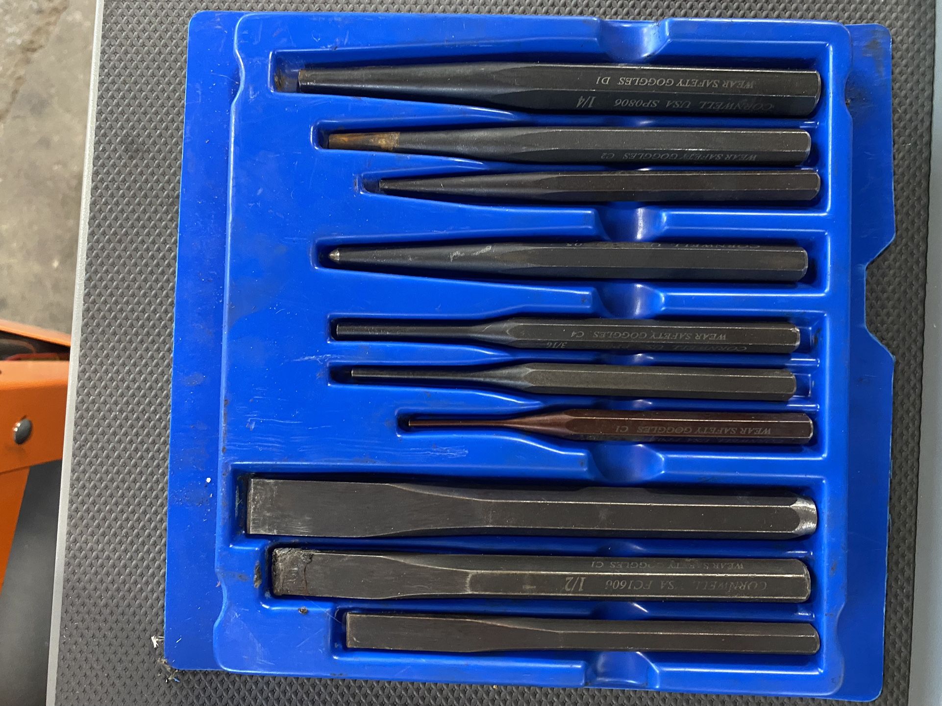 Cornwell Punch/Chisel Set 