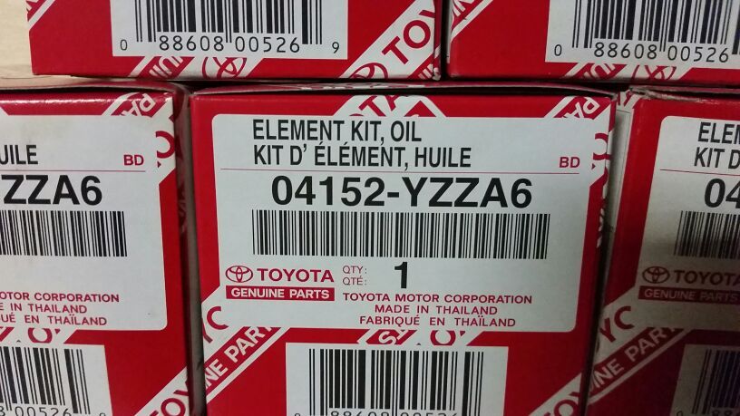Toyota oil filters