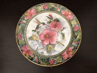 ROYAL DOULTON FRANKLIN MINT THE IMPERIAL HUMMINGBIRD PLATE