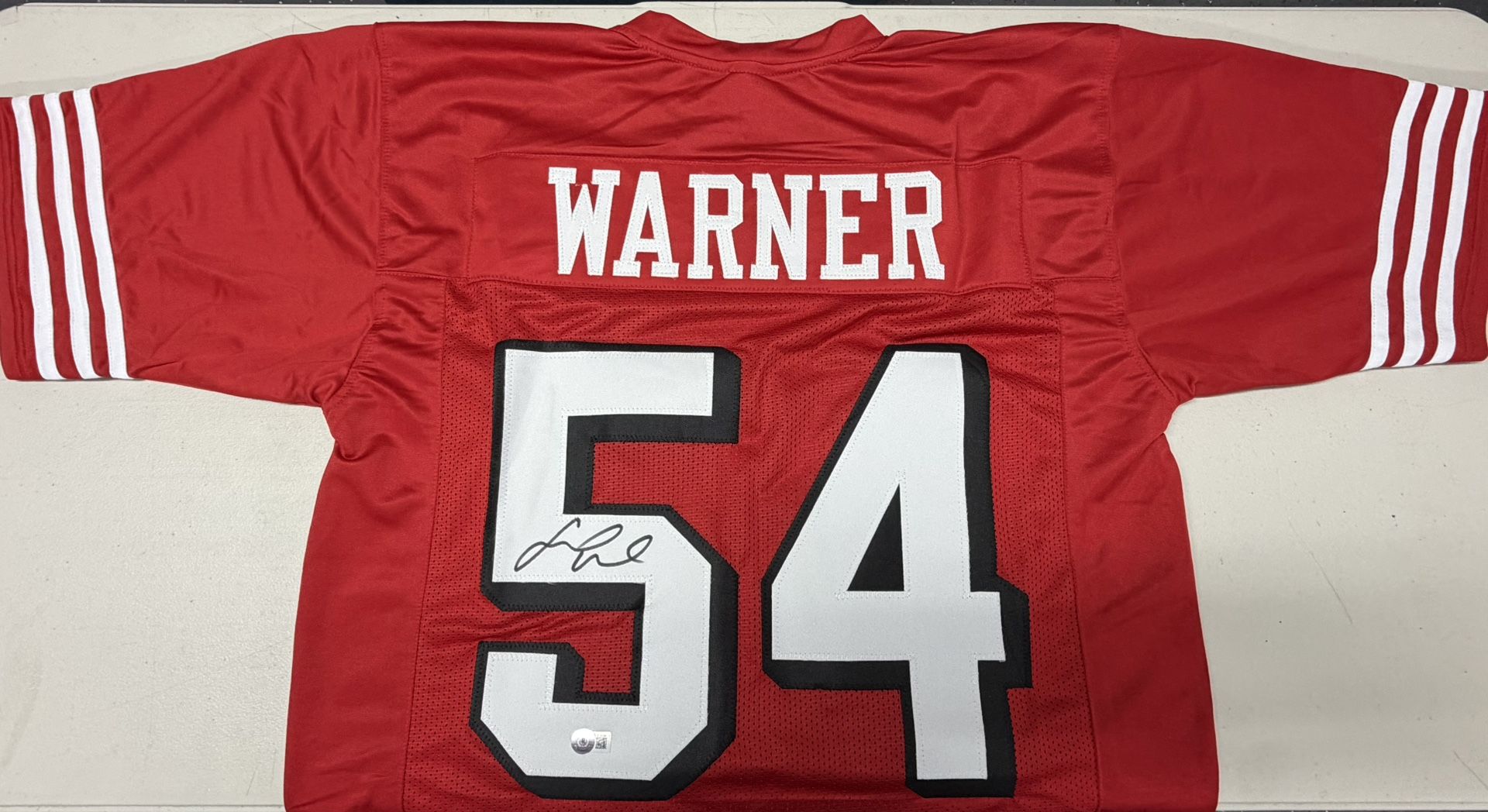 49ERS AUTOGRAPHED “FRED WARNER” JERSEY