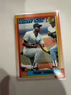 1990 Topps Frank Thomas Rookie Card #1 Draft Pick