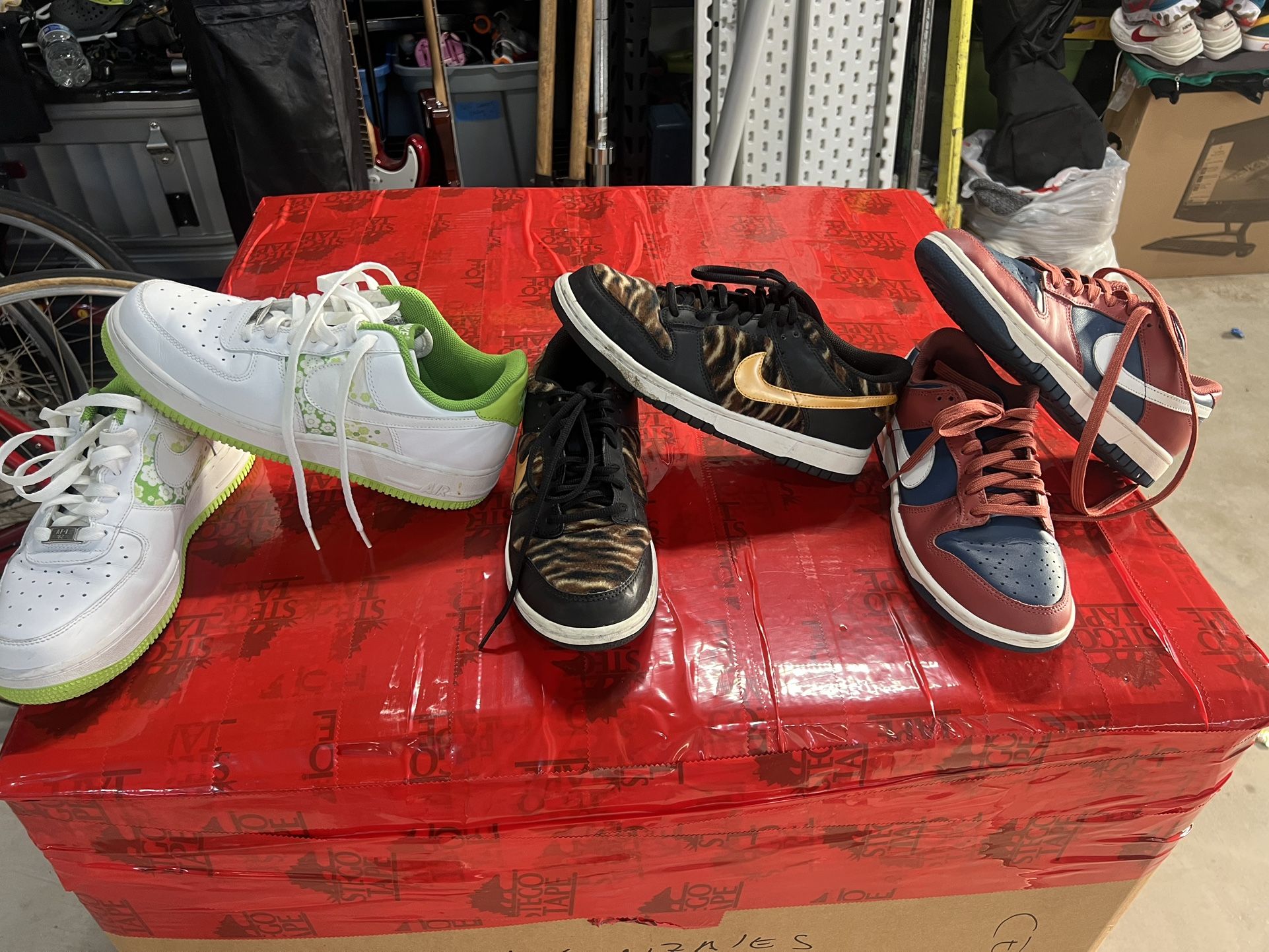 Nike Air Force 1 Chlorophyll/NIKE DUNK LOW GS "YEAR OF TIGER/Nike Dunk Low Canyon Rust Blue